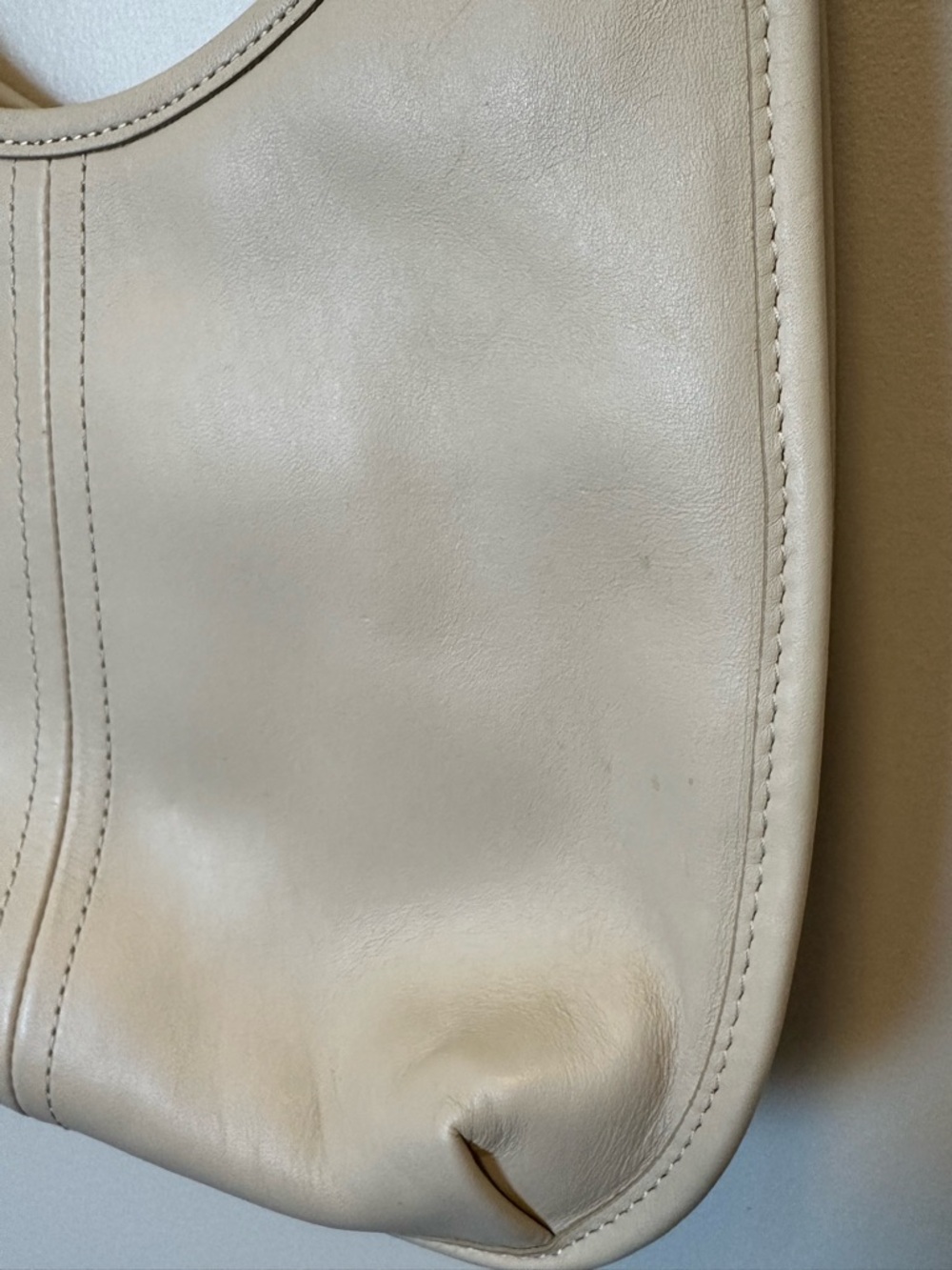 Coach Cream Leather Ergo Shoulder Bag - Picture 5 of 15